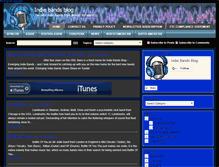 Tablet Screenshot of indiebandsblog.com